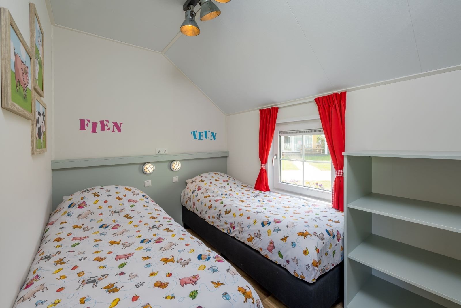 Fien en teun boerderijtje slaapkamer