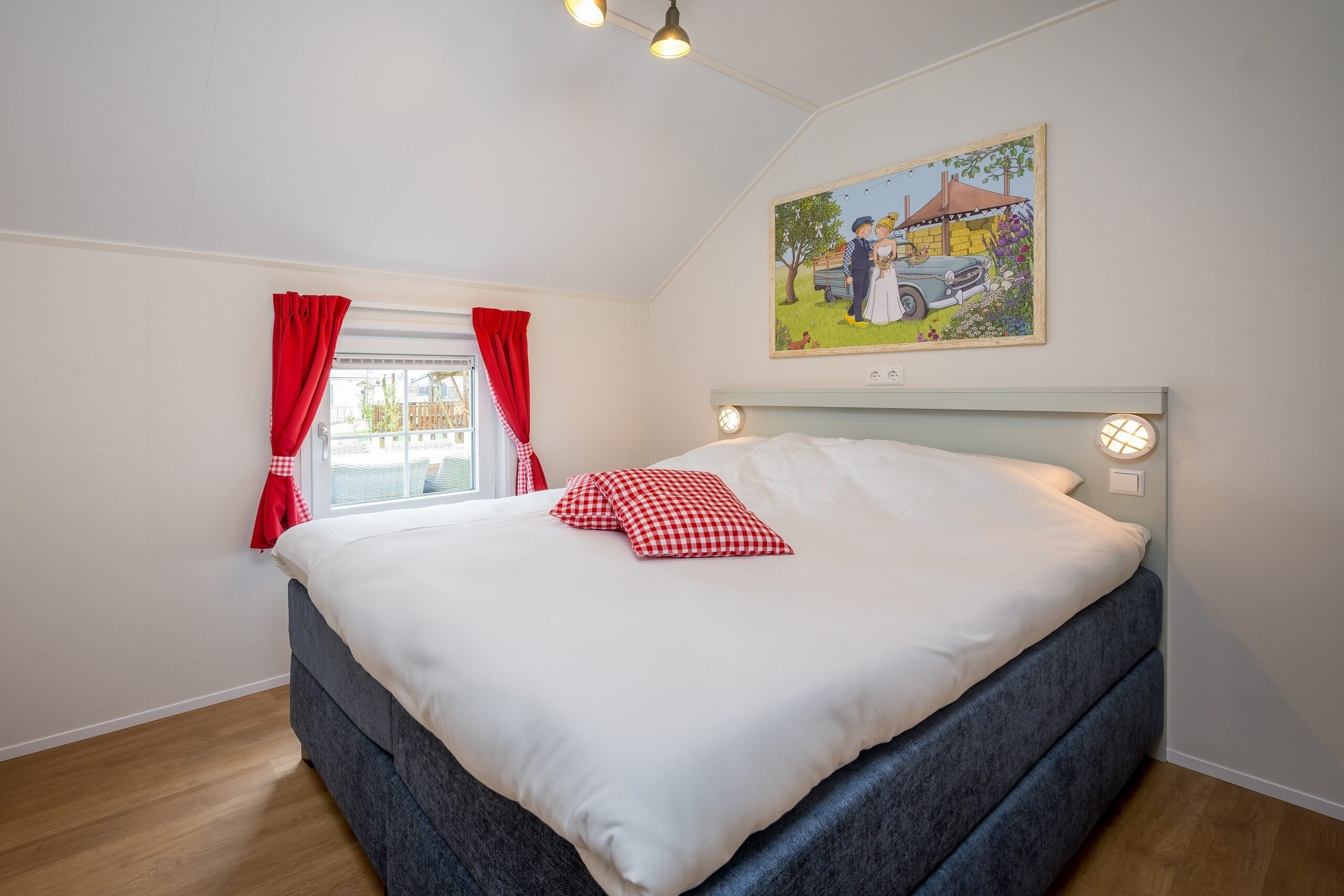 Accommodatie slaapkamer Familie Resort Molenwaard