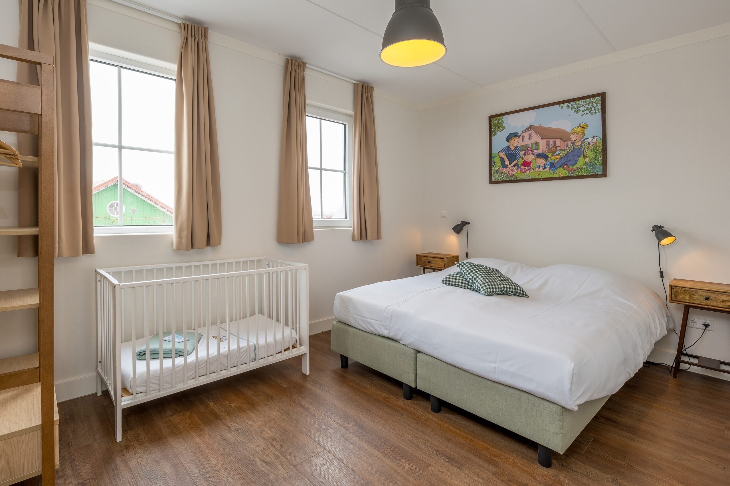Groepsaccommodatie slaapkamer Familie Resort Molenwaard