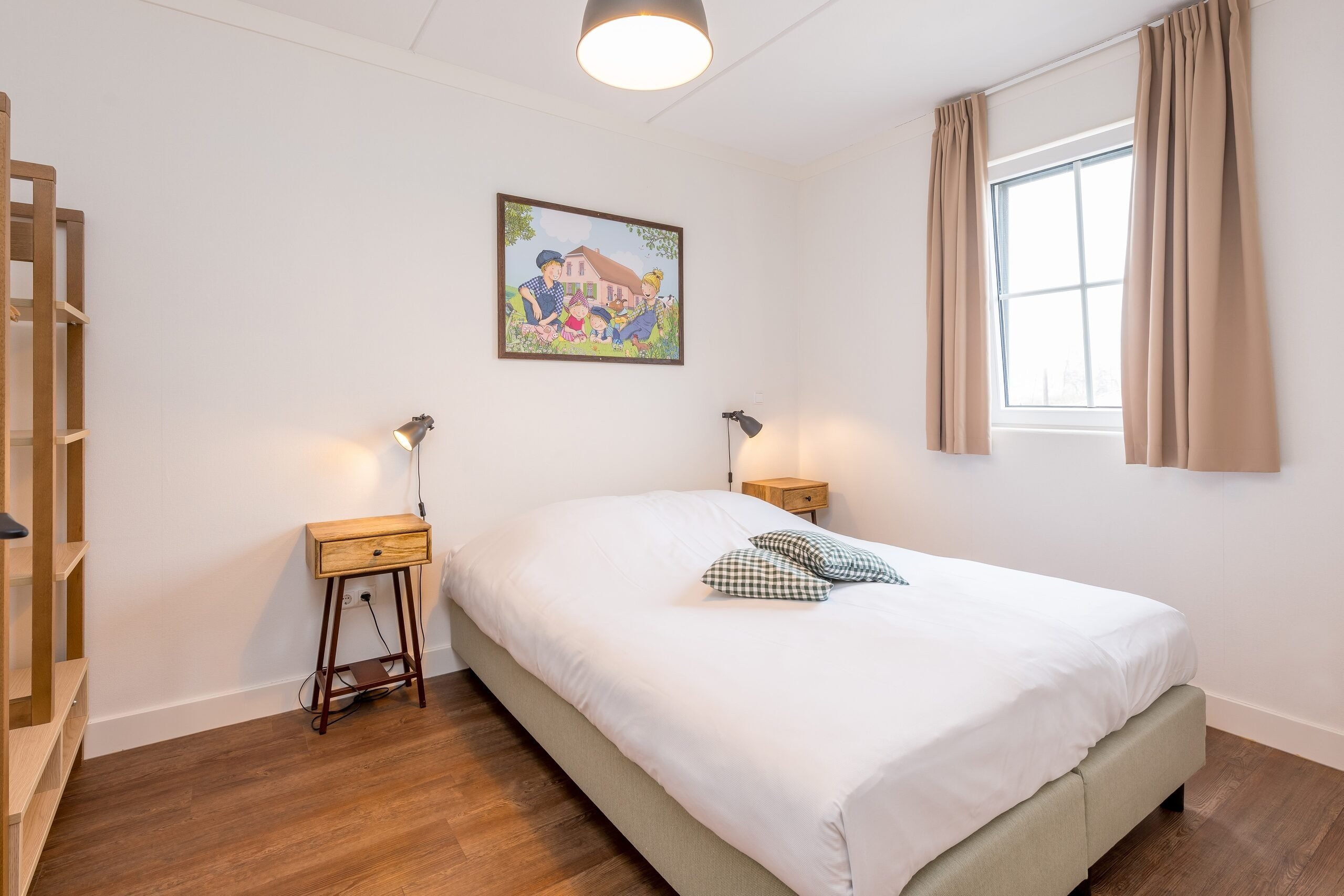 Groepsaccommodatie slaapkamer bij Familie Resort Molenwaard