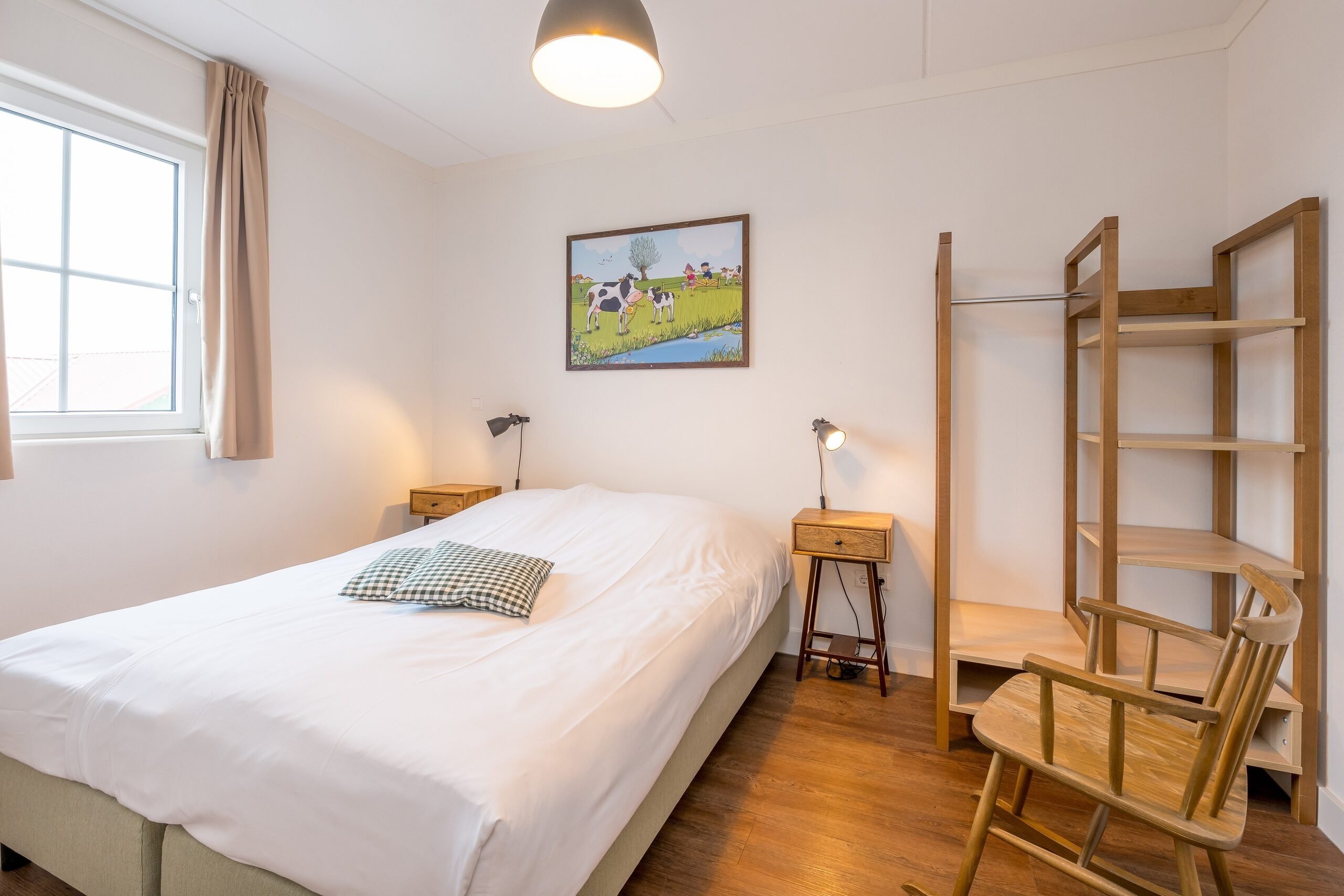 Groepsaccommodatie slaapkamer bij Familie Resort Molenwaard