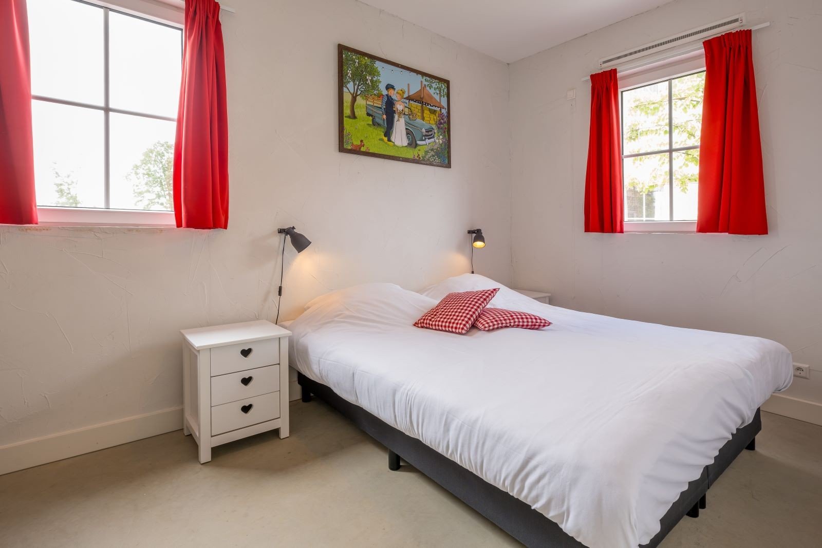 Hooimijt slaapkamer familie resort molenwaard