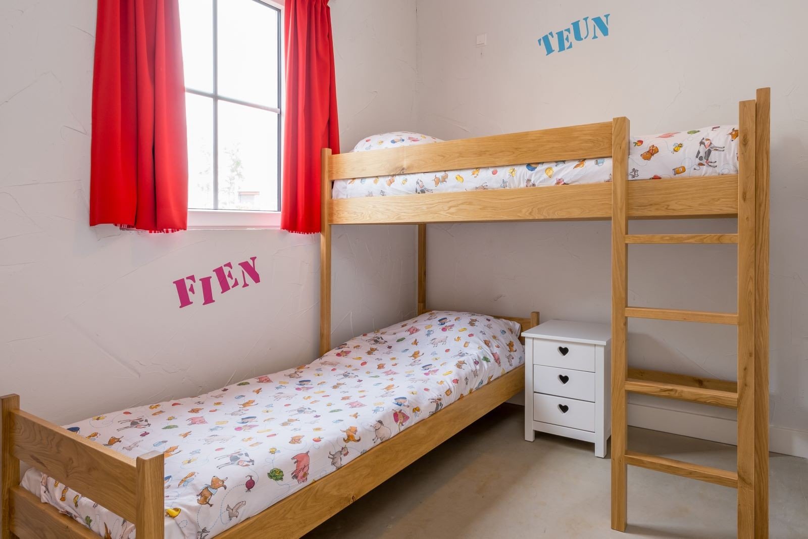 Hooimijt slaapkamer fien en teun
