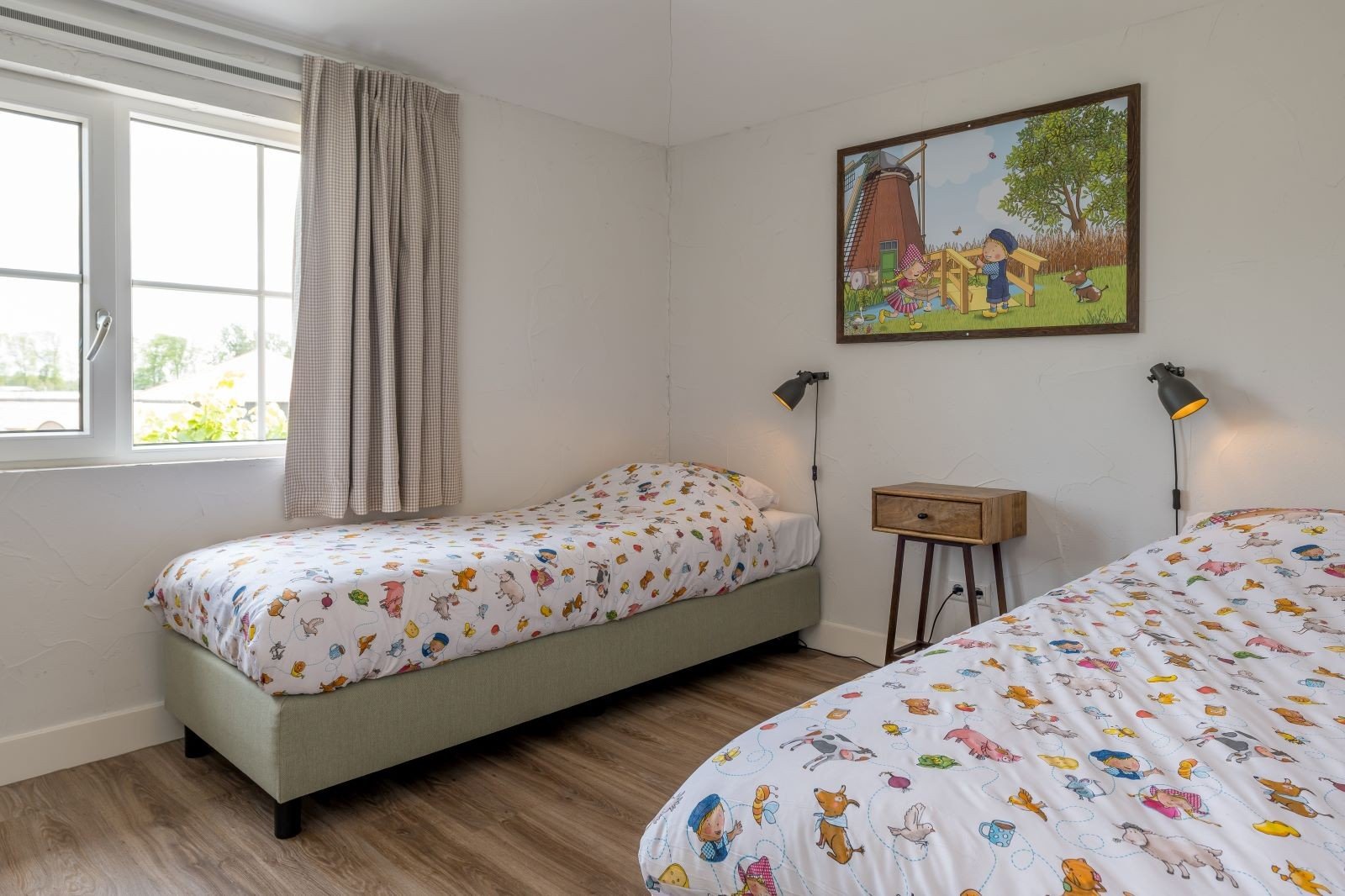 Hooischuur slaapkamer familie resort molenwaard