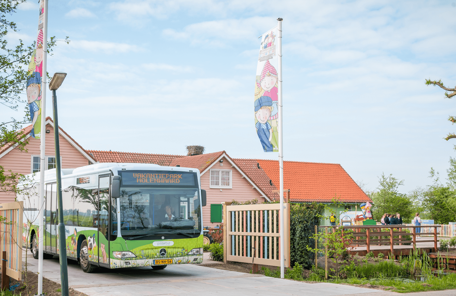 Polderbus familie resort molenwaard